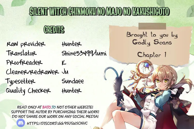 Secrets of the Silent Witch Chapter 1-1 - Page 2 - Secrets of the Silent Witch manga Chapter 1-1